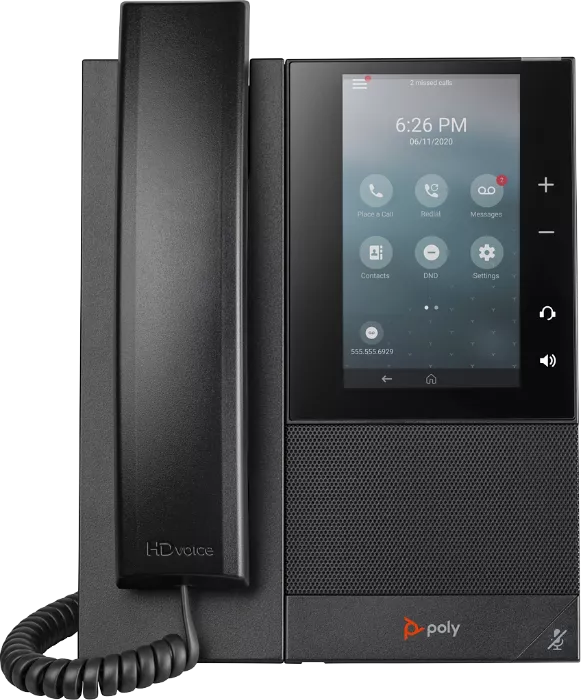 Điện Thoại IP Poly CCX 505 ccx 500 with handset opensip front home log print rgb 1