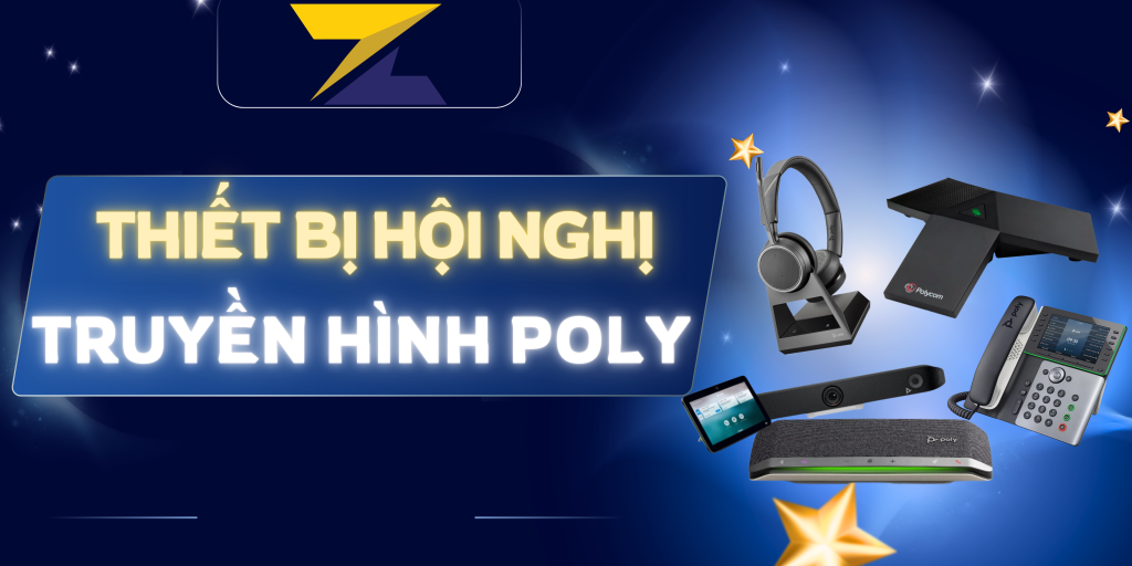 Thiết bị hội nghị truyền hình Poly Thiet bi hoi nghi truyen hinh Poly