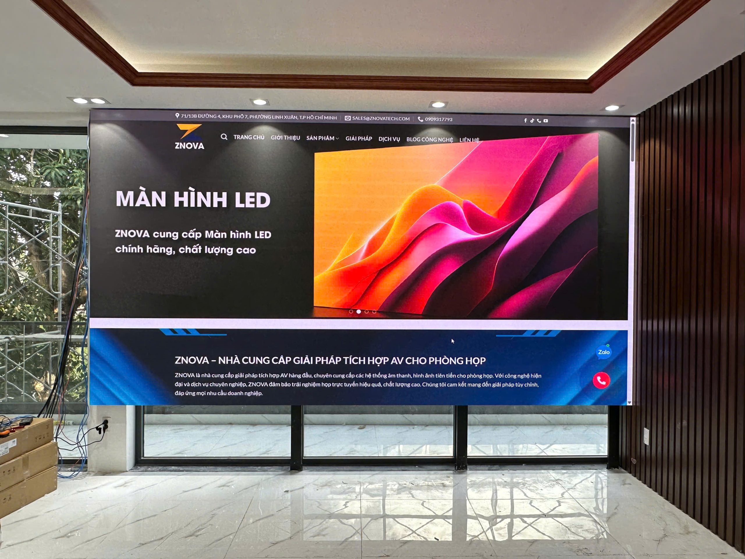 Giới Thiệu man hinh led tai dai hoc bach khoa scaled