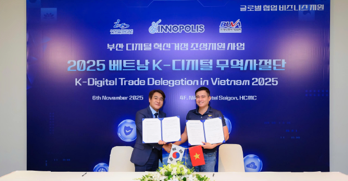 ZNOVA ký kết hợp tác chiến lược tại K-Digital Trade Delegation in Vietnam 2025 ky ket MOU 01
