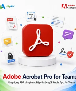 Phần mềm Acrobat Pro for teams ALL Multiple Platforms Multi Asian Languages Subscription New 12 Months 65304470CA01 A12