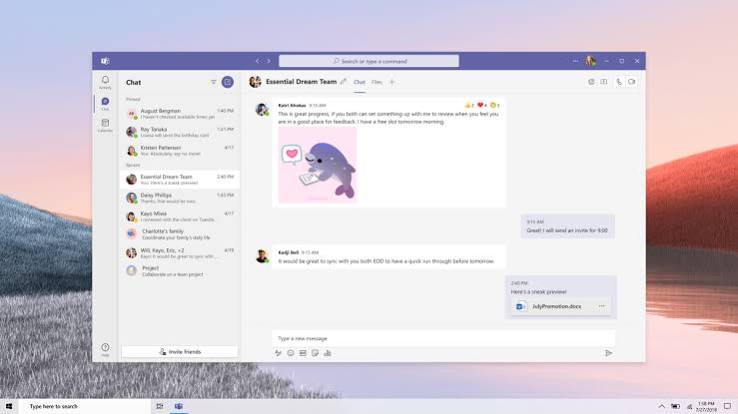 Phần mềm Microsoft Teams Essentials Microsoft Teams Essentials