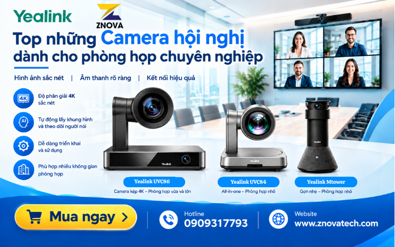 Top những Camera hội nghị dành cho phòng họp chuyên nghiệp Top những Camera hội nghị dành cho phòng họp chuyên nghiệp