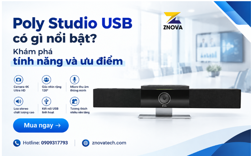 Poly Studio USB có gì nổi bật? Khám phá tính năng và ưu điểm poly studio usb co gi noi bat tinh nang uu diem